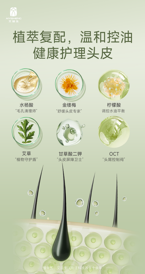 強髮控油蓬洗水髮